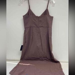 NWT Lulu's Mocha Dress with Spaghetti Straps